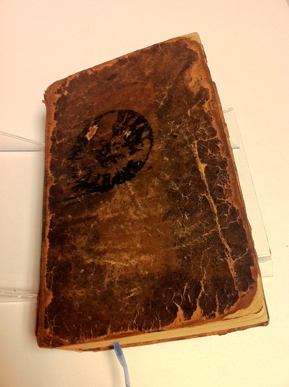 Houston Bible - Front Cover. Photo: Texas Supreme Court Archives.