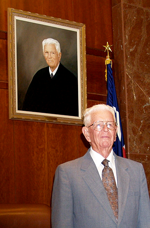 Jack Pope With Portrait
