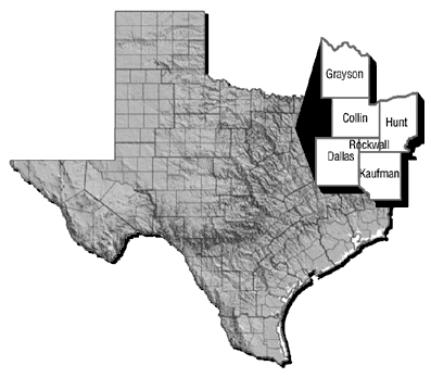 Texas Dallas Counties